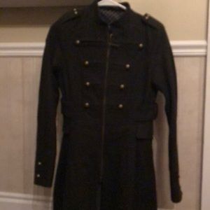 Steve Madden military style wool coat